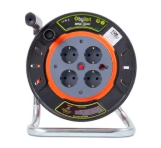79407 - Derulator 4 prize 15m 3X1.5 IP20 2P+E 2200W