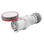 GW63053H - CONECTOR DREPT HP - IP66IP67IP68IP69 - 3P+N+E 63A 346-415V 5060HZ - ROȘU - 6H - TERMINAL MANTA