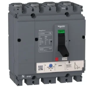 LV525322 - Easypact CVS, CVS250B Tm200D Intreruptor, 4P/4D Schneider Electric