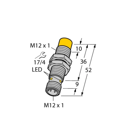 NI10U-M12-AP6X-H1141 - senzor inductiv uprox 10mm, M12x1, conector M12