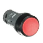 1SFA619100R1051 - CP1-10R-02 Pushbutton is Compact - Pushbutton - Momentary - Flush - Red - Non-illuminated - Black Plastic - 2NC - 0 NO - 2 NC - 300 V