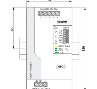 2904602- QUINT4-PS1AC24DC20 - Sursa de alimentare