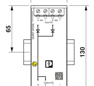 2907719 - QUINT4-DIODE12-24DC2X201X40 - Modul de redundanță