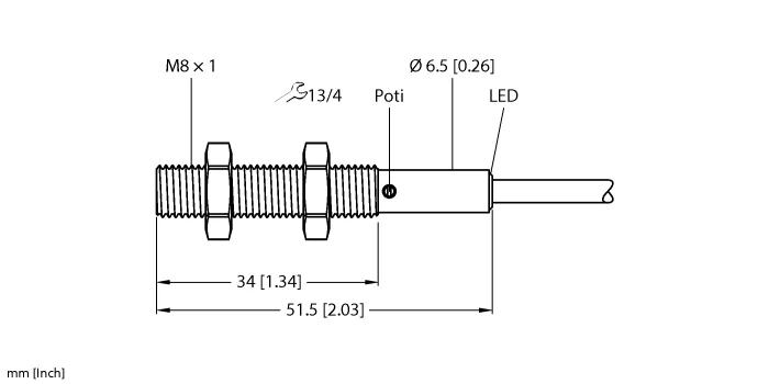 BC2-EM08-UP8X - Senzor capacitiv