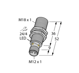 BI10U-M18-IOL6X2-H1141- Senzor inductiv