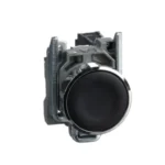XB4BA21 - Buton incastrat complet, negru Ø22 cu revenire cu arc 1NO nemarcat