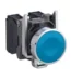 XB4BA61 - Buton Complet incastrat Albastru Ø22, Revenire cu Arc, 1No, Nemarcat