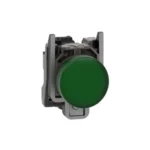 XB4BVM3 - Lampa pilot complet verde Ø22 lentile netede cu LED integral 230, 240V