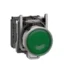 XB4BW33B5 - Buton luminos verde, incastrat complet Ø22 cu revenire cu arc 1NO+1NC 24V