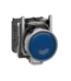 XB4BW36B5 - Blue buton luminos incastrat complet Ø22 cu revenire cu arc 1NO+1NC 24V