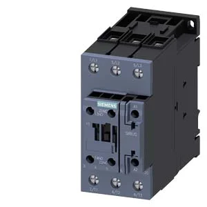 3RT2036-1AP00 - Power contactor, AC-3eAC-3, 51 A, 22 kW 400 V, 3-pole, 230 V AC, 50 Hz, auxiliary contacts 1 NO + 1 NC, screw terminal, size S2