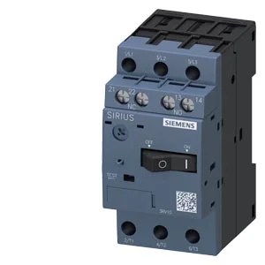 3RV1011-1AA15 - Circuit breaker size S00 for motor protection, CLASS 10 A-release 1.1...1.6 A N-release 21 A Screw terminal Standard switching capacity with transverse auxiliary switch 1 NO+1 NC