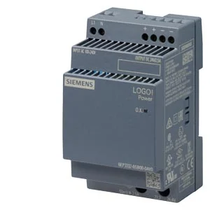 6EP3332-6SB00-0AY0 - LOGO!POWER 24 V 2.5 A stabilized power supply input 100-240 V AC output 24 V DC 2.5 A