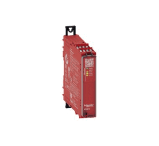 XPSBAC14AP - Safety module, Harmony XPS, estop or guard, connected to supply terminals 24V AC or DC , no inputs, screw