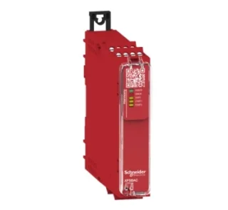 XPSBAC34AP - Safety module, Harmony XPS, estop or guard, connected to supply terminals 48 to 240V AC or DC , no inputs, screw