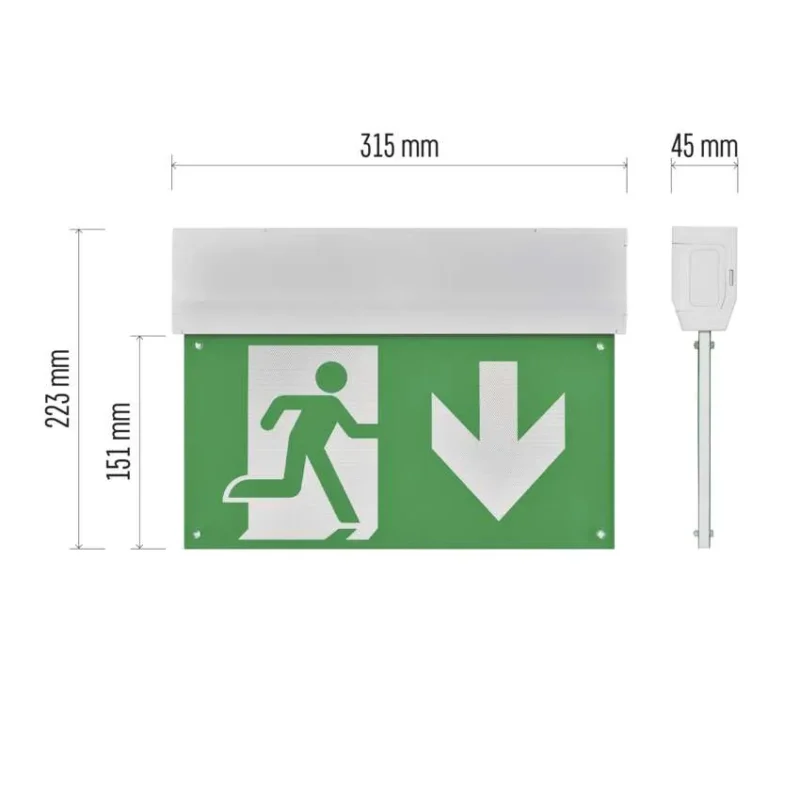 zn1210-corp-de-iluminat-de-siguranta-suspendat-led-exit-sign-cessi-3w-3h-mt-30lm-5000k-ni-cd-inclusiv-set-pictograme