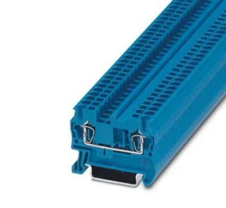 3031225 - ST 2,5 BU - Clema sir conexiune cu arc, 2.5mmp, 2 conexiuni gri