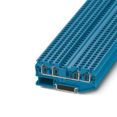 3031458 - ST 4-QUATTRO BU - Clema sir conexiune cu arc, 4mmp, 4 conexiuni albastra