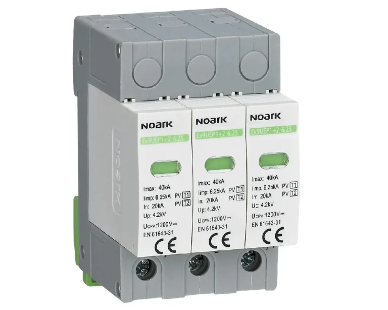 111759 - Descarcator SPD Ex9UEP, Clasa 1+2, 6,25kA, 1000 V DC, latime 3 module